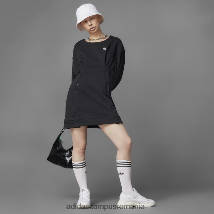 adidas campus romania rochie hanorac neagra intotdeauna originala femei negru J266N210493