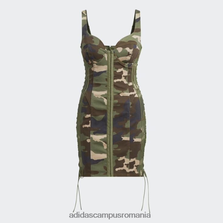 adidas campus romania rochie mini twill aop camo femei aop camo J266N23740