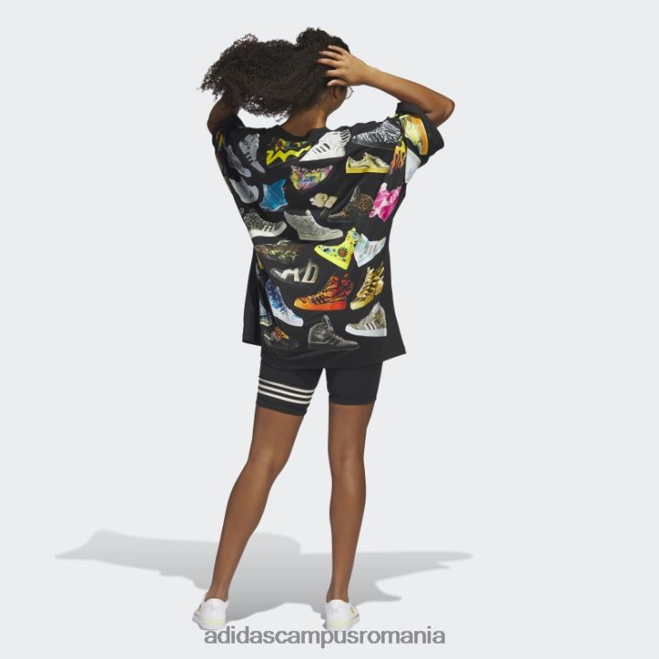 adidas campus romania rochie neagră în tricou jeremy scott archive femei negru J266N216541