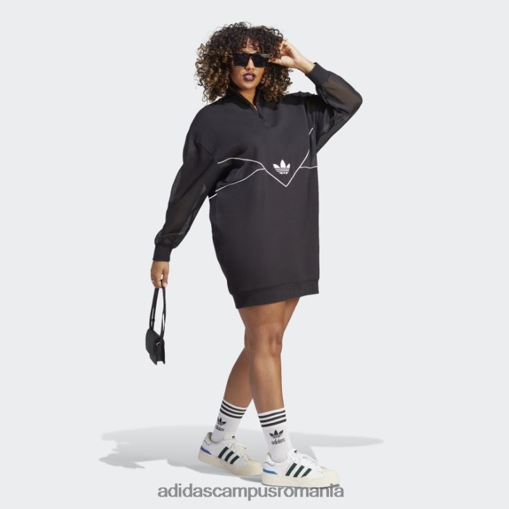 adidas campus romania rochie neagra originale femei negru J266N216402