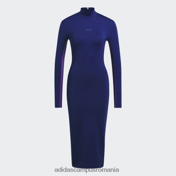 adidas campus romania rochie spandex indigo femei indigo J266N22545