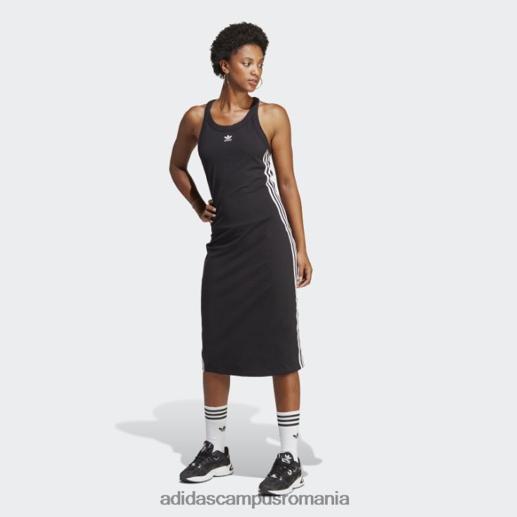 adidas campus romania rochie tanc lungă neagră adicolor classics cu 3 dungi adidas femei negru J266N29021