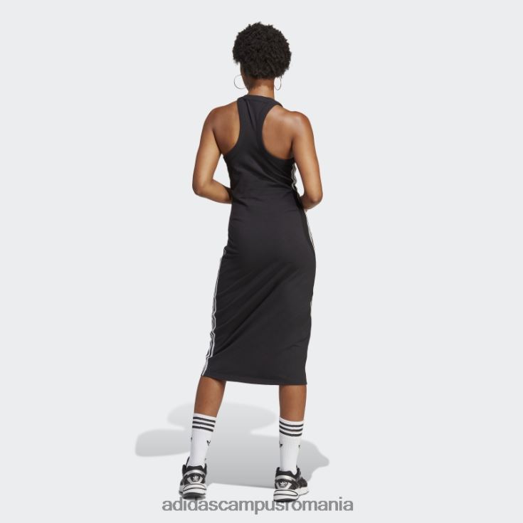adidas campus romania rochie tanc lungă neagră adicolor classics cu 3 dungi adidas femei negru J266N29021