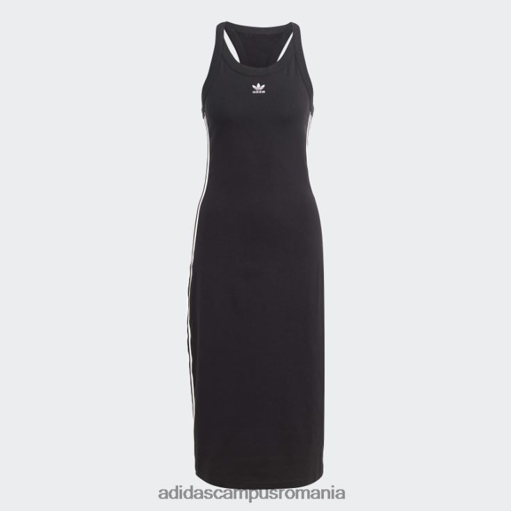 adidas campus romania rochie tanc lungă neagră adicolor classics cu 3 dungi adidas femei negru J266N29021