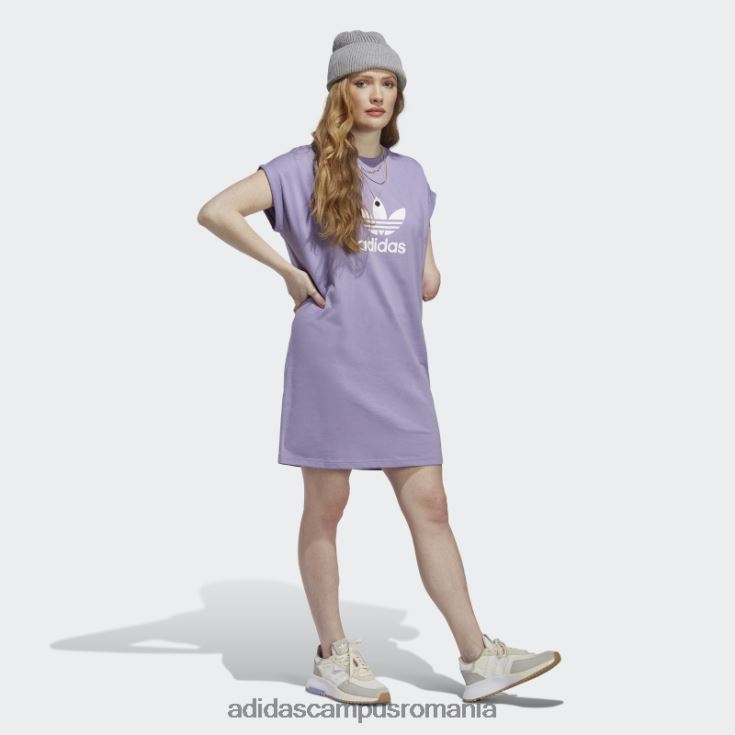 adidas campus romania rochie trifoil lila adicolor classics femei liliac J266N29905