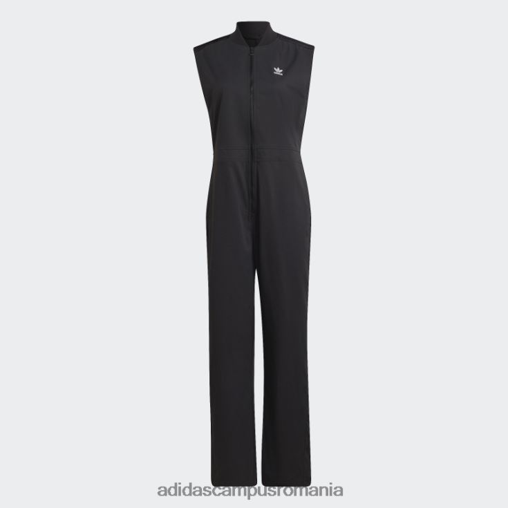 adidas campus romania salopetă neagră adicolor classics largi femei negru J266N23203