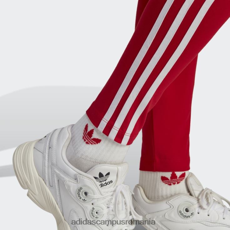 adidas campus romania scarlet adicolor classics jambiere cu 3 dungi femei stacojiu J266N216421