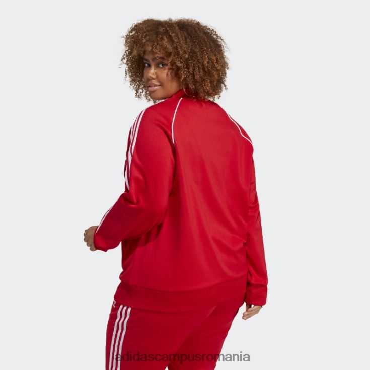 adidas campus romania scarlet adicolor classics sst track top (plus mărime) femei stacojiu J266N216505