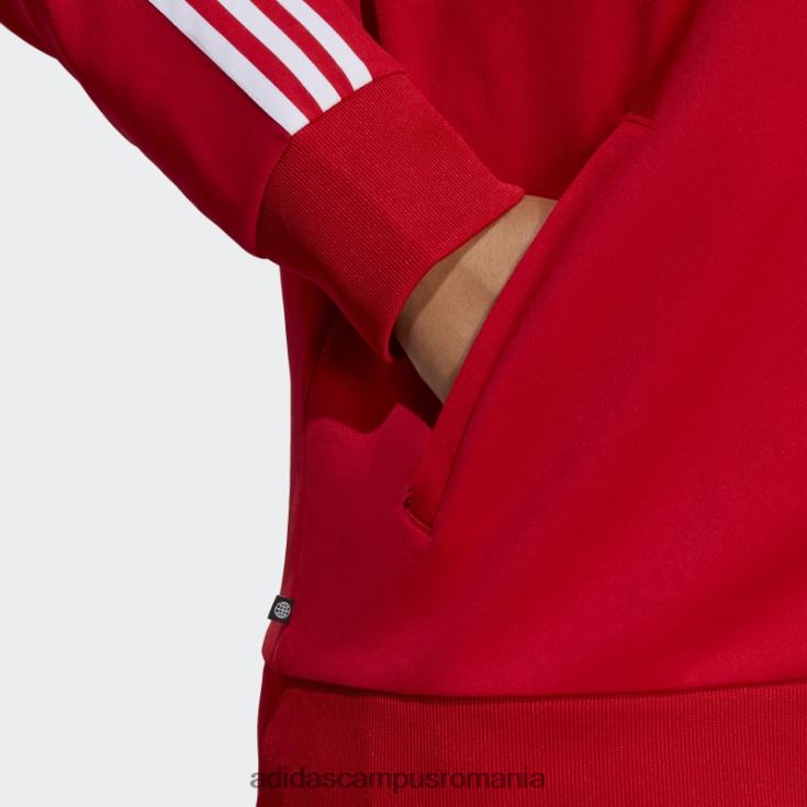 adidas campus romania scarlet adicolor classics sst track top (plus mărime) femei stacojiu J266N216505