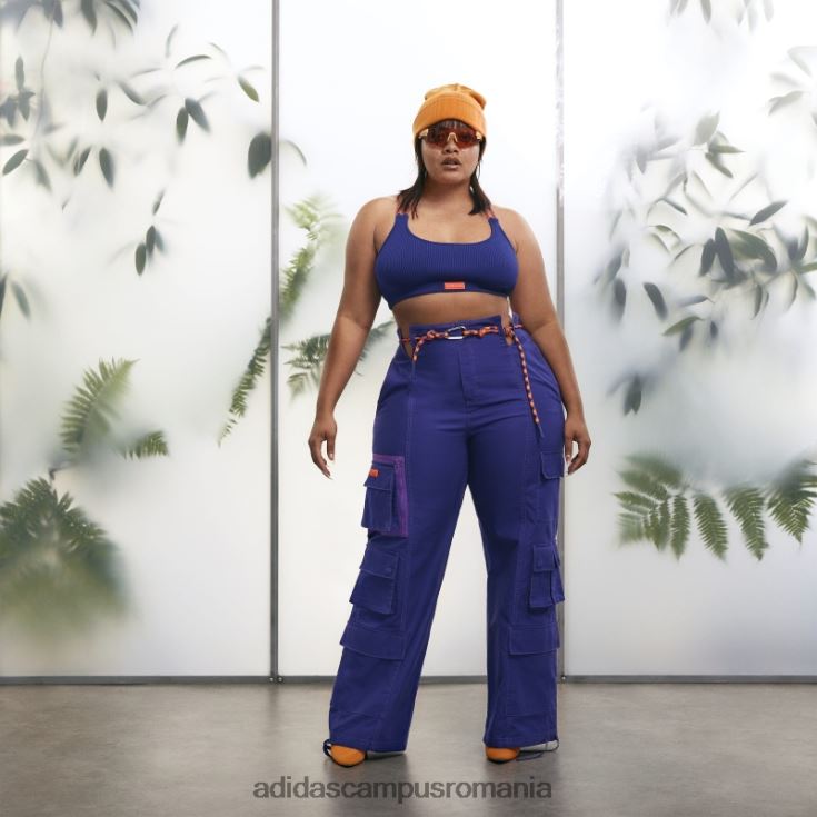adidas campus romania sutien din tricot indigo (mărime plus) femei indigo J266N23688