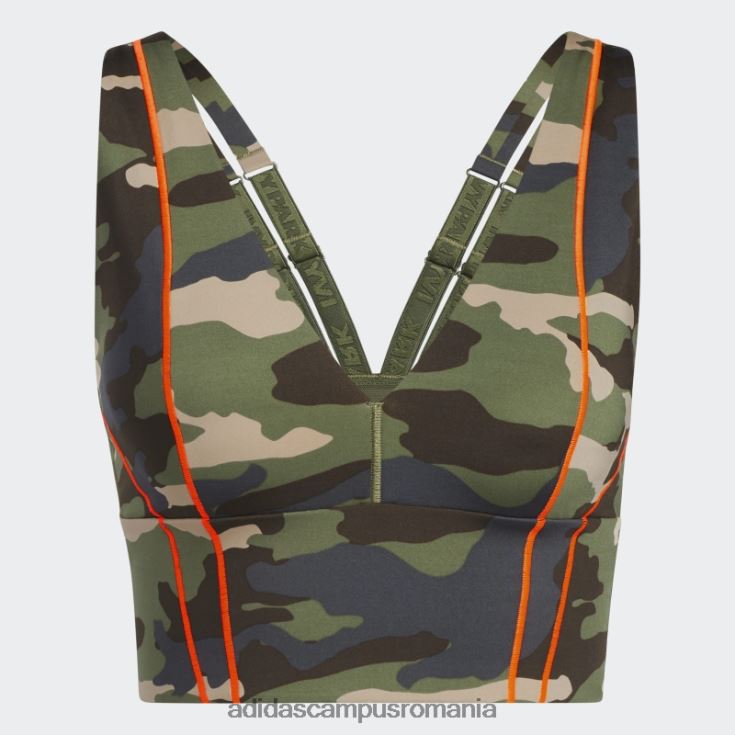 adidas campus romania sutien triunghi aop camo femei aop camo J266N22450