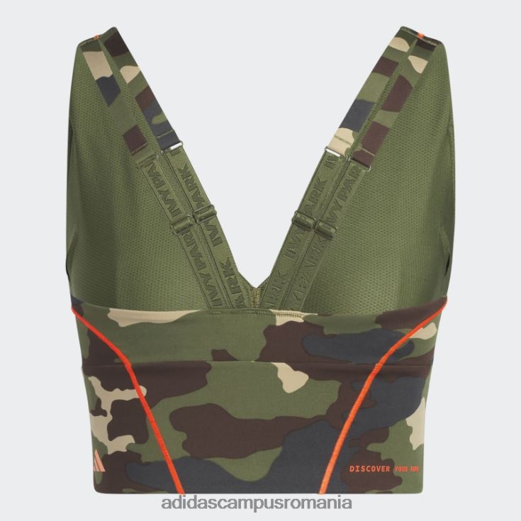adidas campus romania sutien triunghi aop camo femei aop camo J266N22450