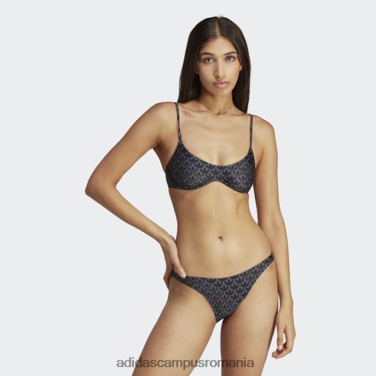 adidas campus romania top de baie negru originals monogram femei alb negru J266N217123