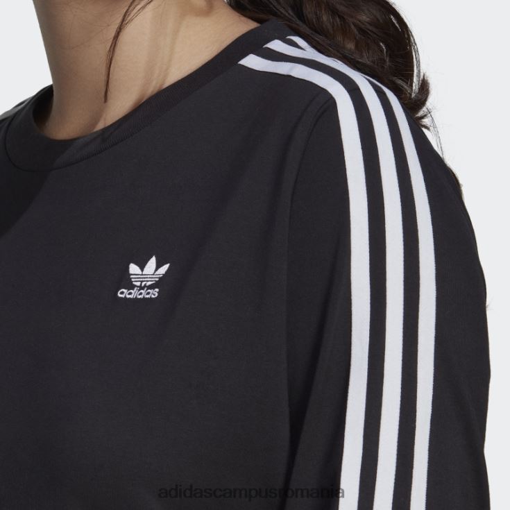 adidas campus romania top negru adicolor classics cu mânecă lungă (plus mărime) femei negru J266N216510