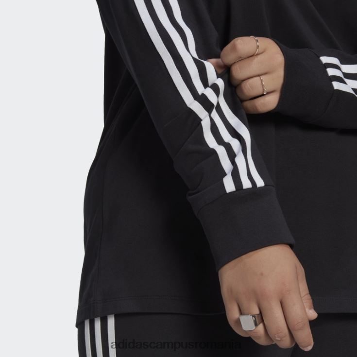 adidas campus romania top negru adicolor classics cu mânecă lungă (plus mărime) femei negru J266N216510