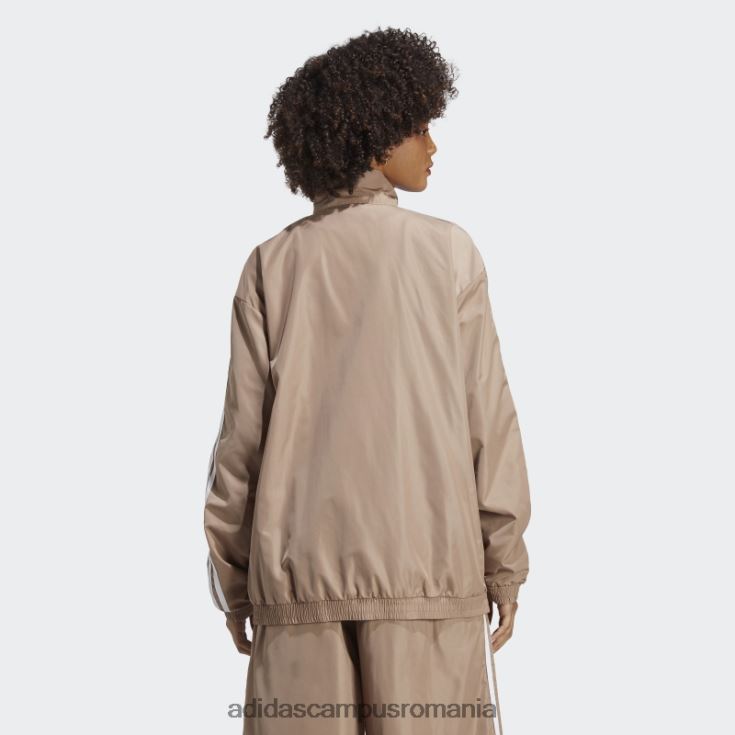 adidas campus romania top supradimensionat maro cretos femei maro cretos J266N216864
