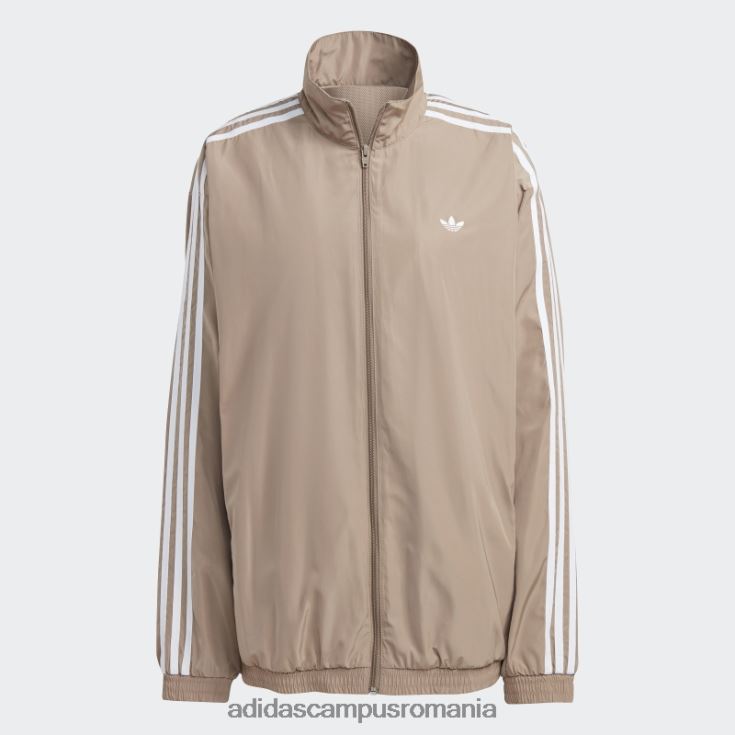 adidas campus romania top supradimensionat maro cretos femei maro cretos J266N216864