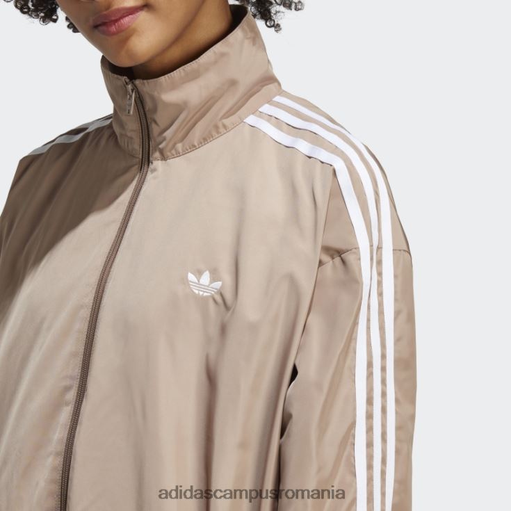 adidas campus romania top supradimensionat maro cretos femei maro cretos J266N216864