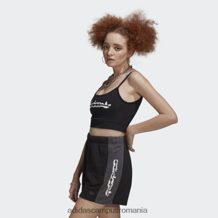 adidas campus romania top sutien elastic negru femei negru J266N210570