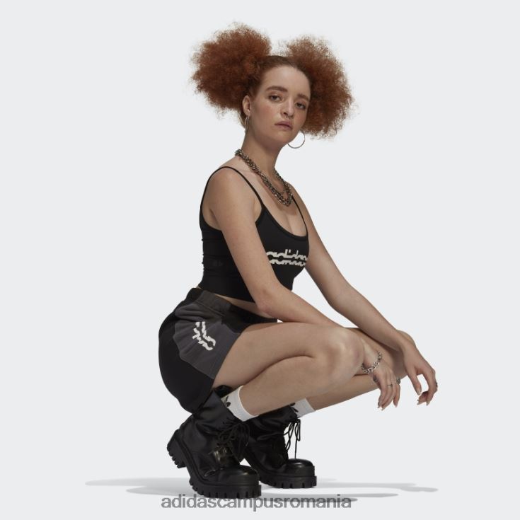 adidas campus romania top sutien elastic negru femei negru J266N210570