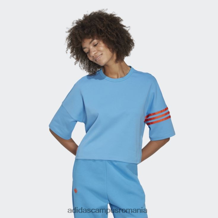 adidas campus romania tricou adicolor blue neuclassics adidas femei albastru J266N22934