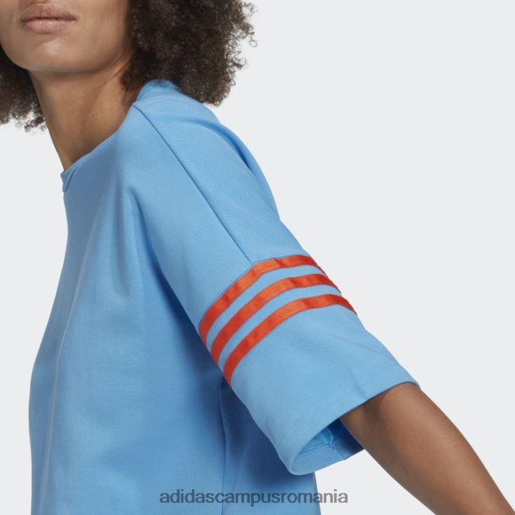 adidas campus romania tricou adicolor blue neuclassics adidas femei albastru J266N22934