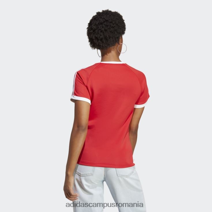 adidas campus romania tricou adicolor clasics slim cu 3 dungi stacojiu adidas femei stacojiu J266N216848