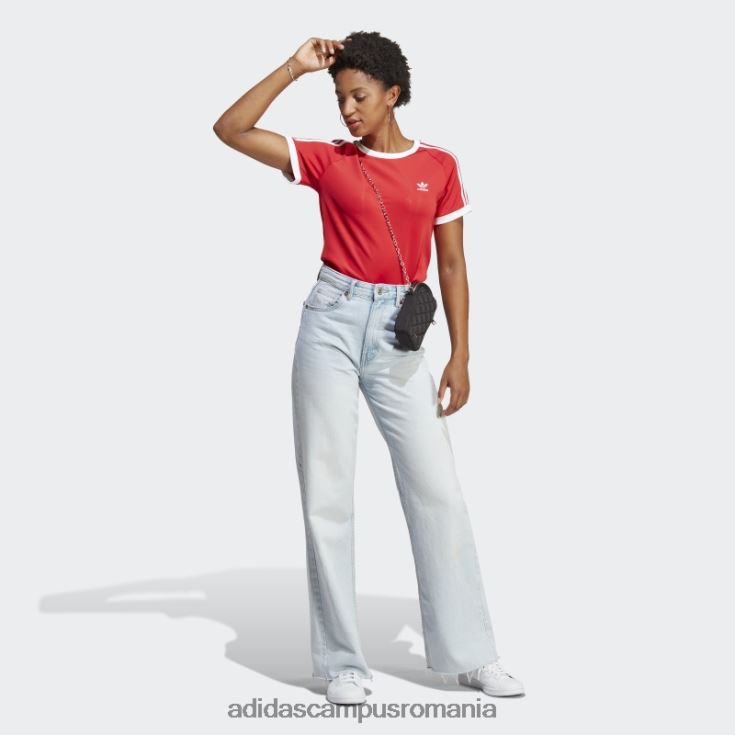 adidas campus romania tricou adicolor clasics slim cu 3 dungi stacojiu adidas femei stacojiu J266N216848