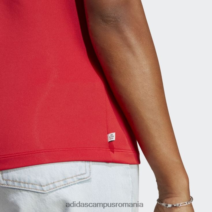 adidas campus romania tricou adicolor clasics slim cu 3 dungi stacojiu adidas femei stacojiu J266N216848