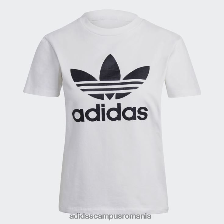 adidas campus romania tricou adicolor classics trefoil alb femei alb J266N28942