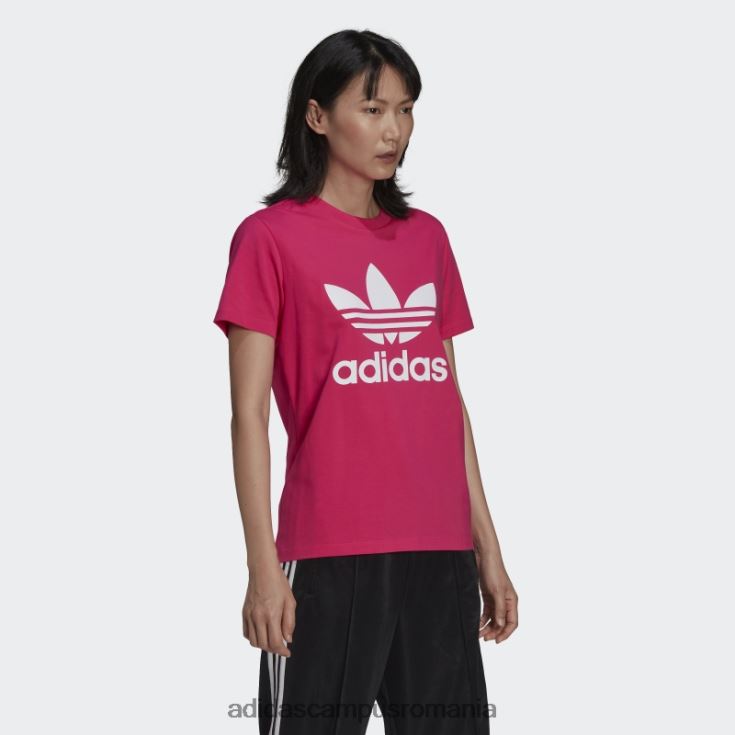 adidas campus romania tricou adicolor classics trefoil magenta real femei magenta real J266N210076