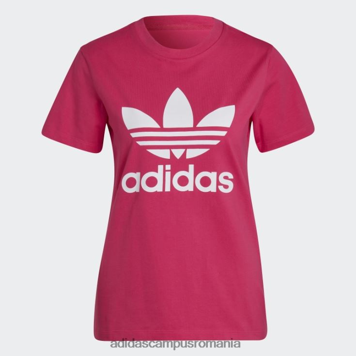 adidas campus romania tricou adicolor classics trefoil magenta real femei magenta real J266N210076