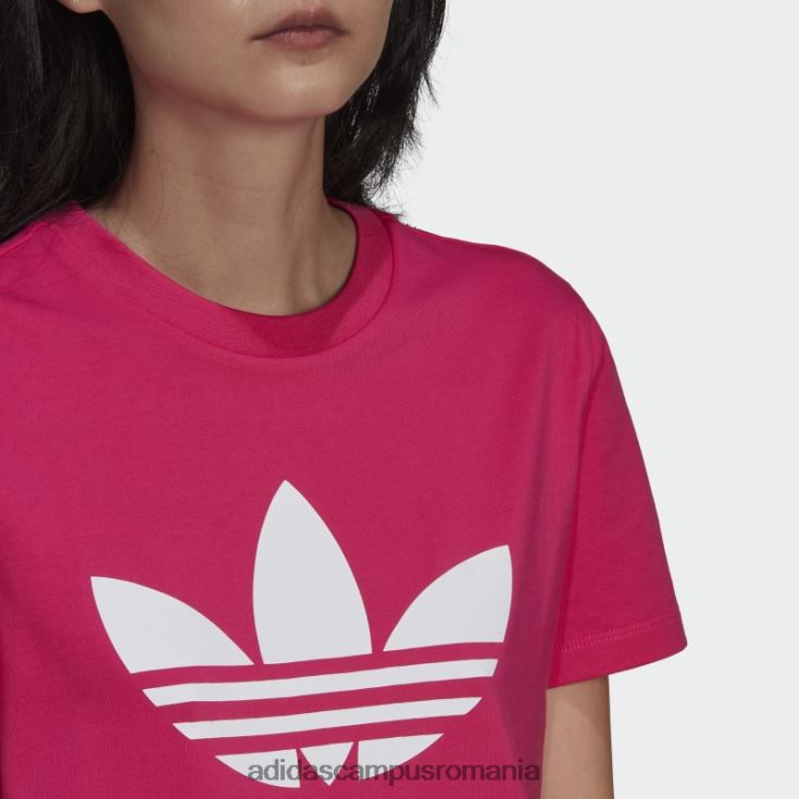 adidas campus romania tricou adicolor classics trefoil magenta real femei magenta real J266N210076