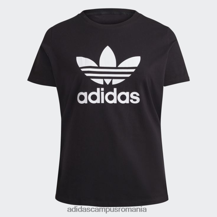 adidas campus romania tricou adicolor classics trefoil (plus size) negru adidas femei negru J266N29180