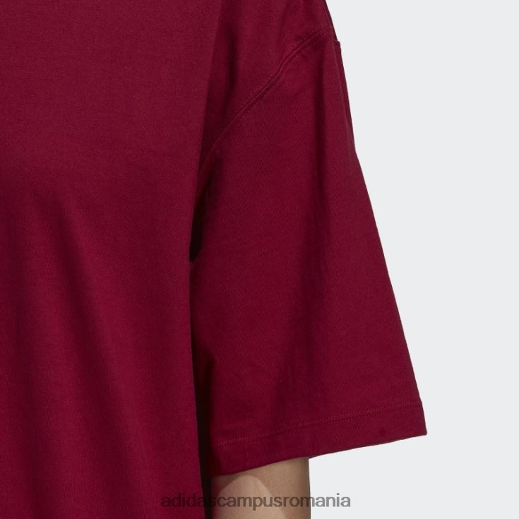 adidas campus romania tricou adicolor essentials burgundy femei Burgundia J266N210220