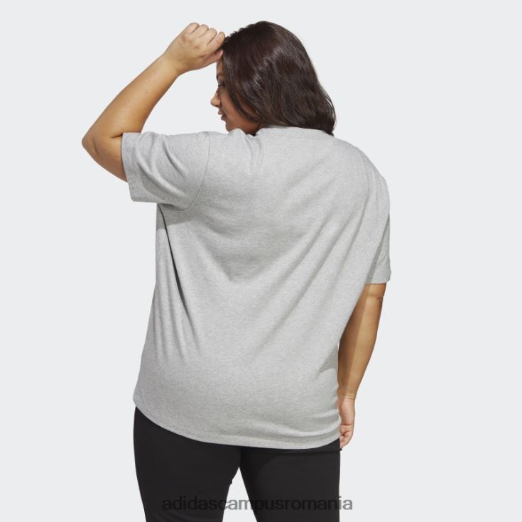 adidas campus romania tricou adicolor essentials (marime plus) gri mediu femei gri mediu J266N29374