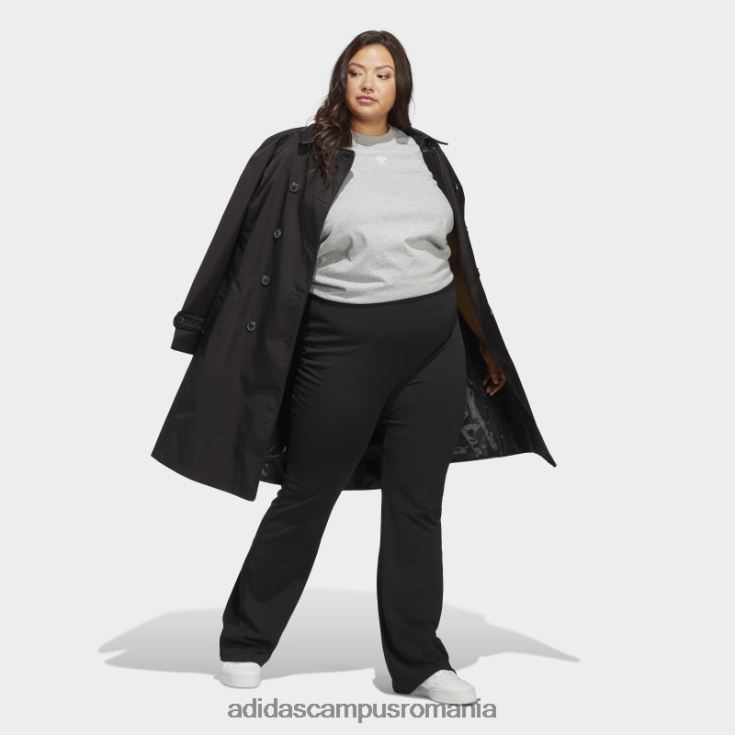 adidas campus romania tricou adicolor essentials (marime plus) gri mediu femei gri mediu J266N29374