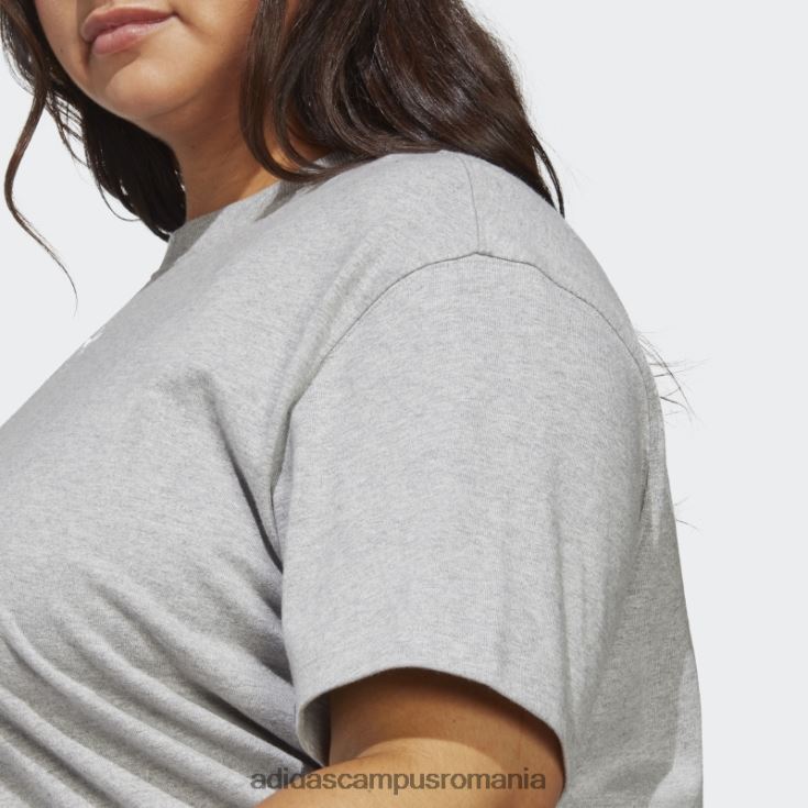 adidas campus romania tricou adicolor essentials (marime plus) gri mediu femei gri mediu J266N29374