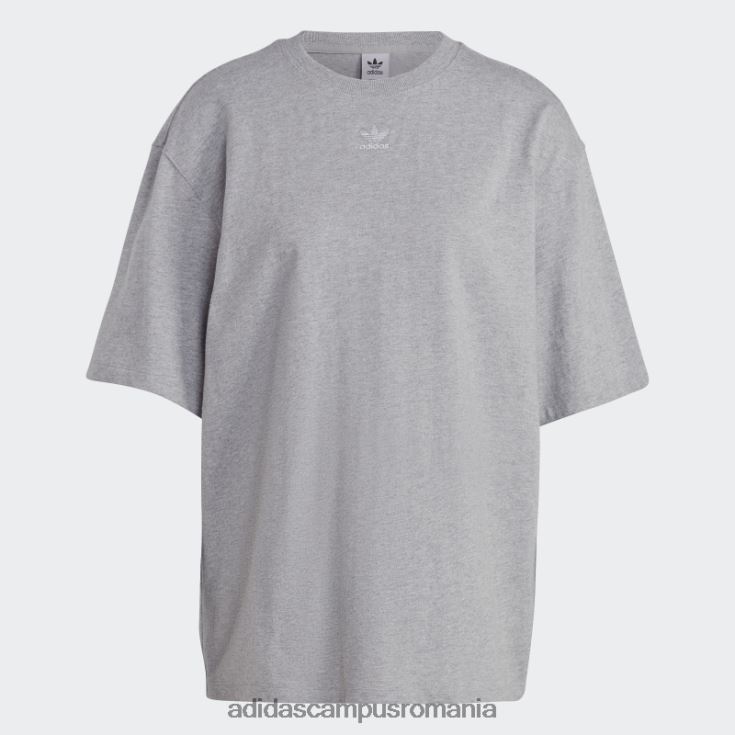 adidas campus romania tricou adicolor medium grey essentials femei gri mediu J266N29139