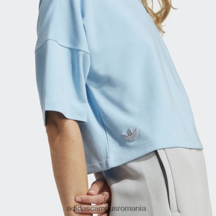 adidas campus romania tricou adicolor neuclassics albastru femei albastru J266N216682