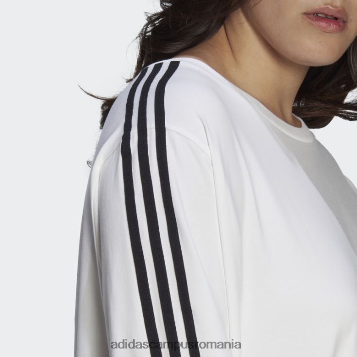 adidas campus romania tricou alb adicolor classics cu mânecă lungă (plus mărime) femei alb J266N29856