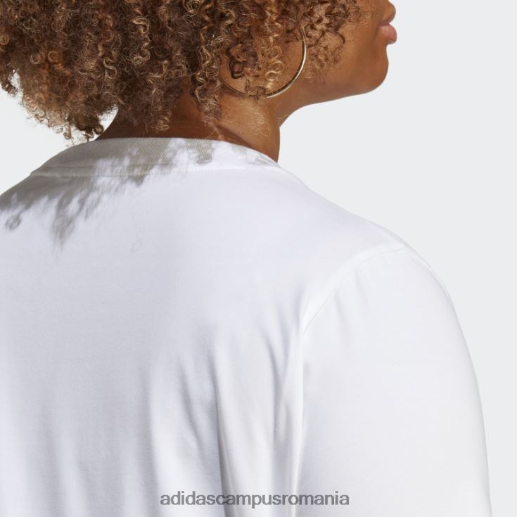 adidas campus romania tricou alb adicolor classics trefoil (mărime plus) femei alb J266N217482