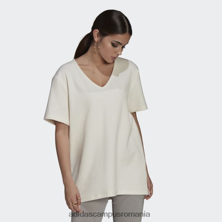 adidas campus romania tricou alb lejer femei alb J266N217561