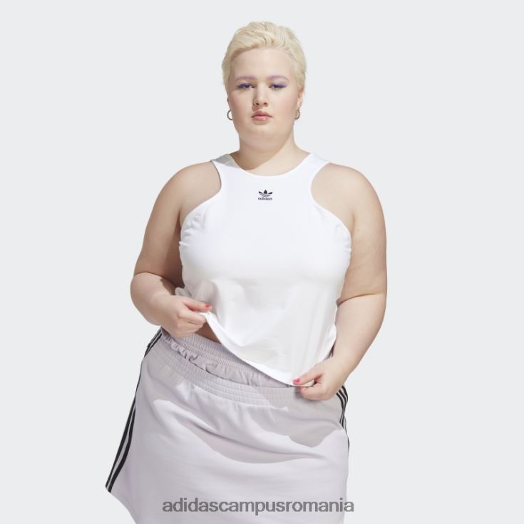 adidas campus romania tricou alb întotdeauna original (plus mărime) femei alb J266N210828