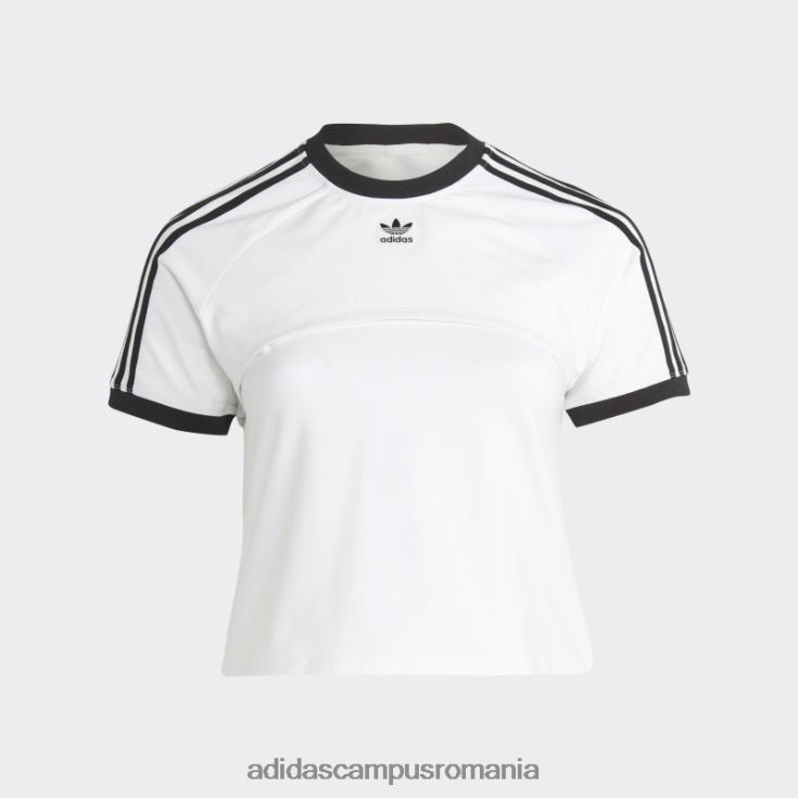 adidas campus romania tricou alb întotdeauna original (plus mărime) femei alb J266N210828