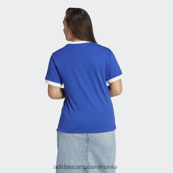 adidas campus romania tricou albastru adicolor classics cu 3 dungi femei albastru J266N216511
