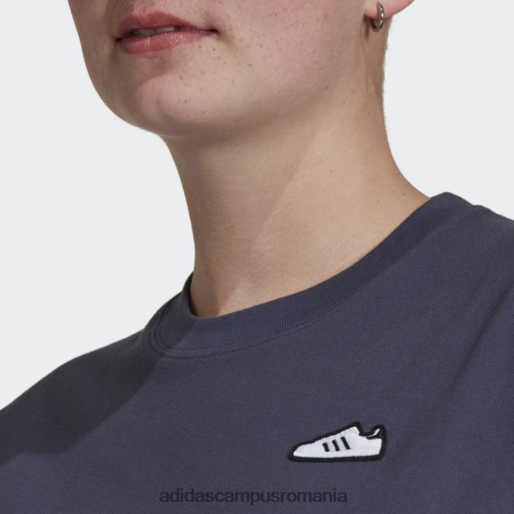 adidas campus romania tricou broderie bleumarin femei marina J266N22899