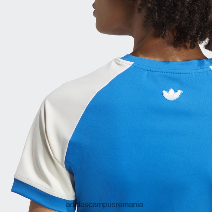 adidas campus romania tricou club versiune albastră pasăre albastră adidas femei pasăre albastră/albă J266N217460