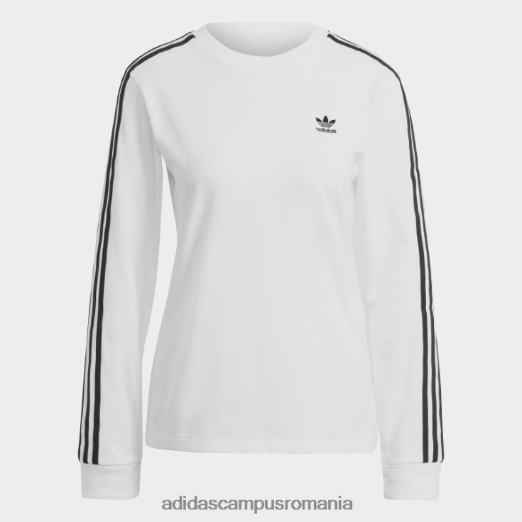adidas campus romania tricou cu mânecă lungă adicolor classics negru femei alb negru J266N210237