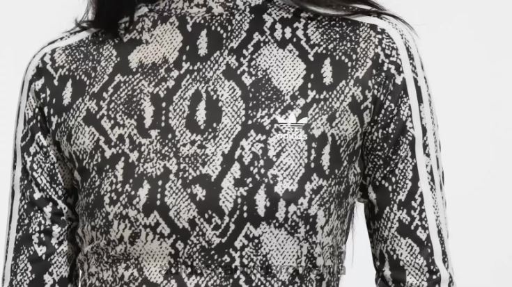 adidas campus romania tricou cu mânecă lungă cu imprimeu regulă negru adidas femei negru/multicolor J266N216866